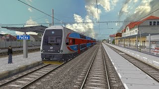 Open Rails: Os 9329 Praha Masarykovo nádraží - Kolín (cabview)