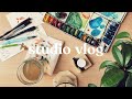 Painting and packing Mother&#39;s Day orders | Studio Vlog