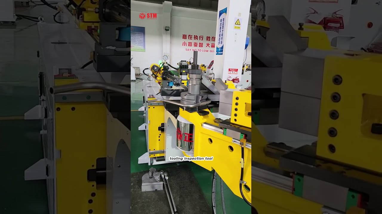 STM Pipe Bending Machine Multi Axis Servo Motor Linkage Easy In One Molding Tubebending