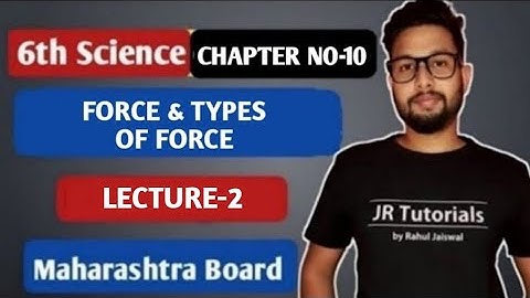 6th Science | Chapter 10 | Force & Types of Force | Lecture 2 | Maharashtra Board |
