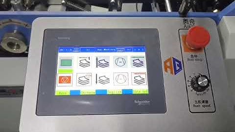 480T 4 Buckle Plates Paper Folding Machine with Double Sheet Detection