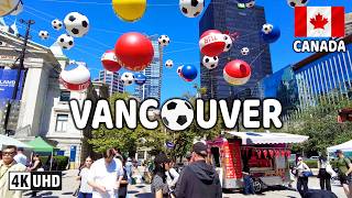 🇨🇦 【4K】☀️ Downtown Vancouver, North Vancouver, Bowen Island.  BC, Canada. Relaxing Walk.