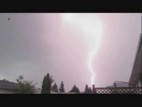 Severe Supercell Thunderstorm in Edmonton Aug 9/10...