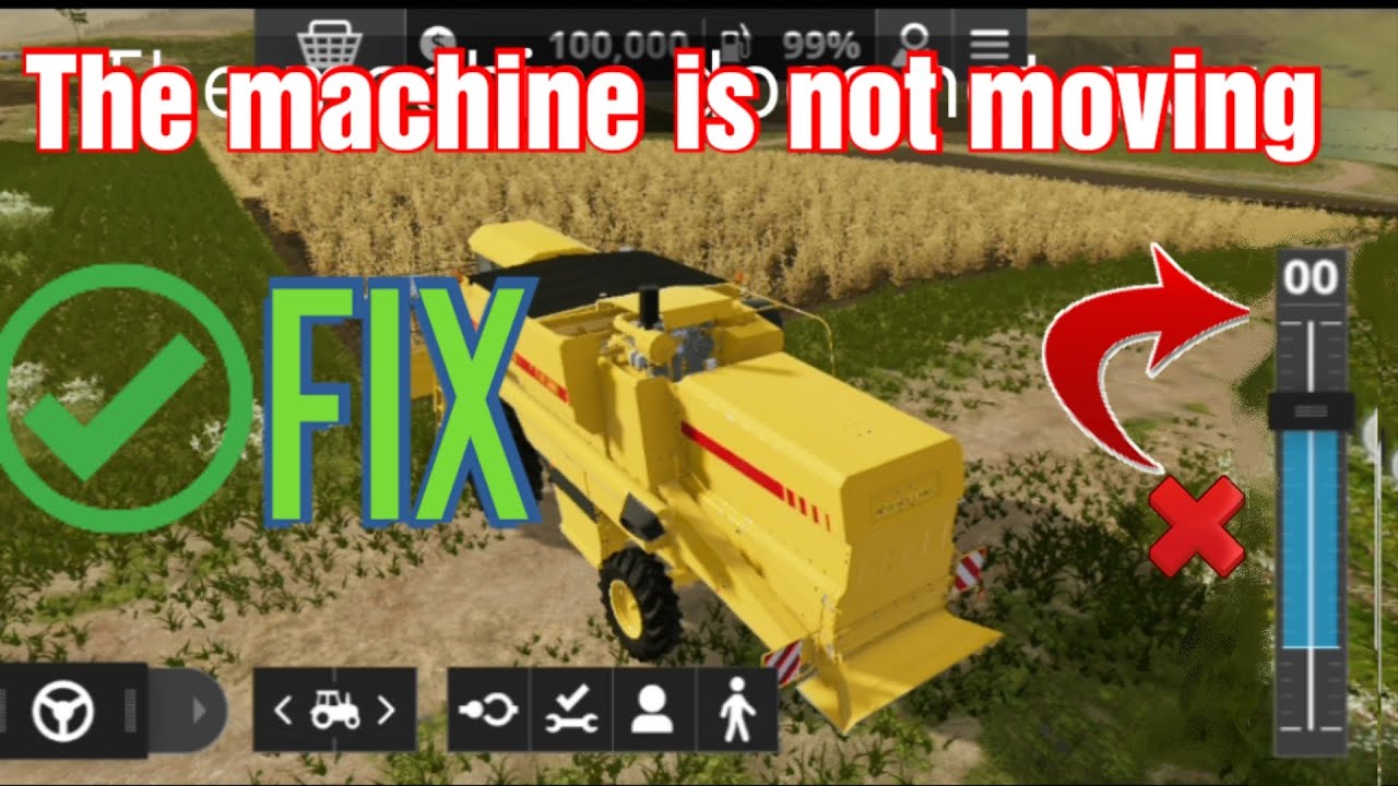 FS20 || how to FIX  the problem of the vehicle not moving in farming simulator 20