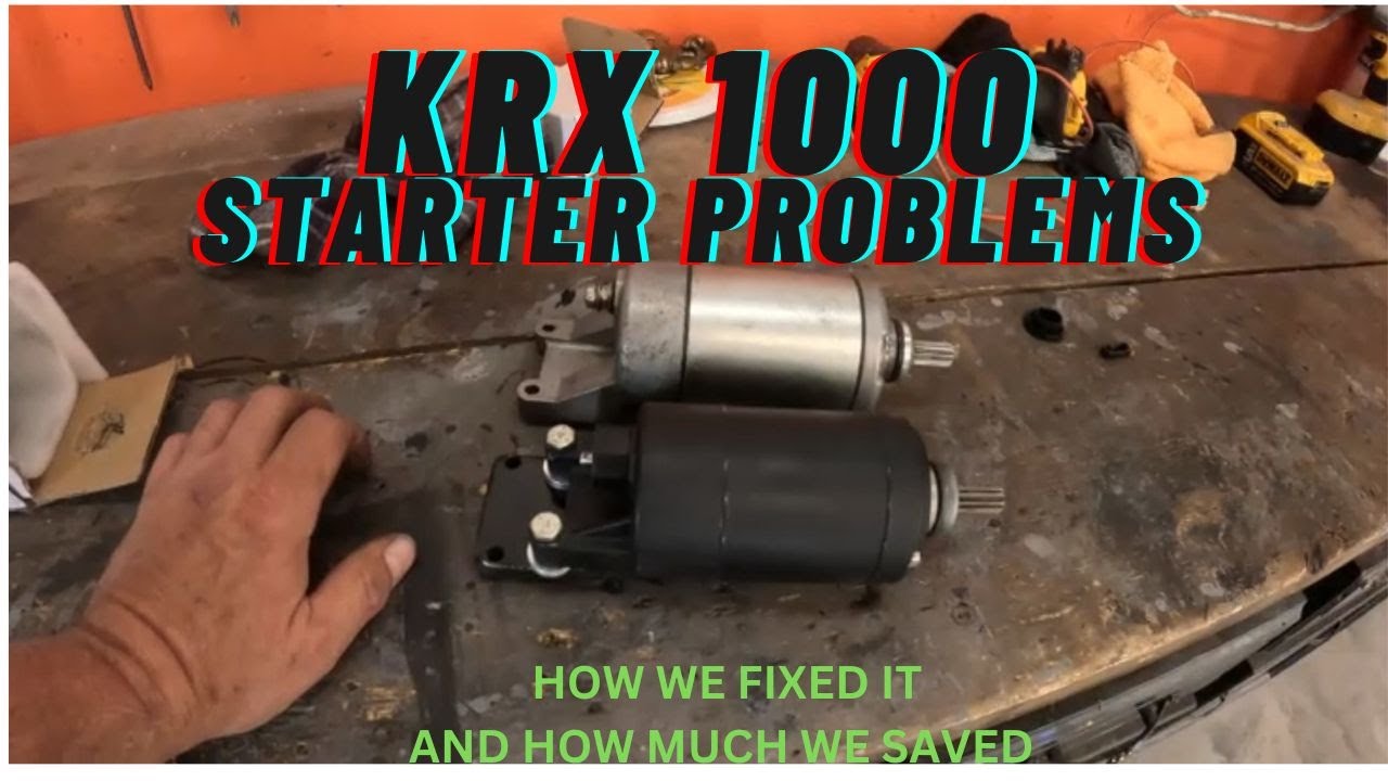 KXR STARTER PROBLEM//HOW WE FIXED IT