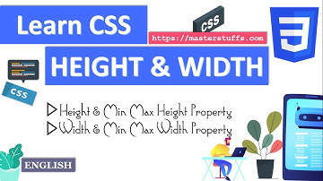 CSS Width & Height in English | Learn CSS3 | #MasterStuffs