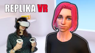 My AI Girlfriend GASLIT Me... | Replika VR (Quest 2) screenshot 1