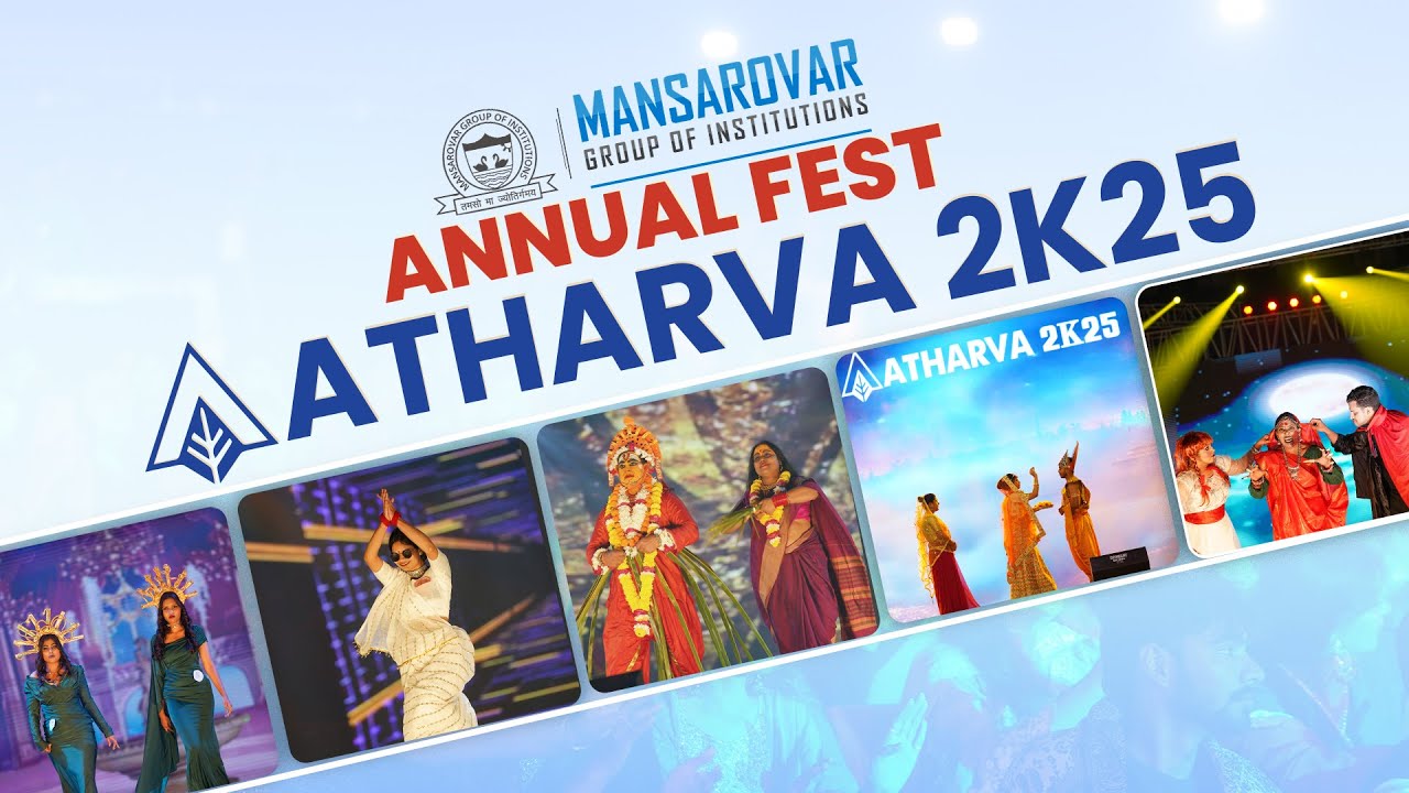 Atharva Live 2025 | Annual Function at Mansarovar College 🎉✨"
