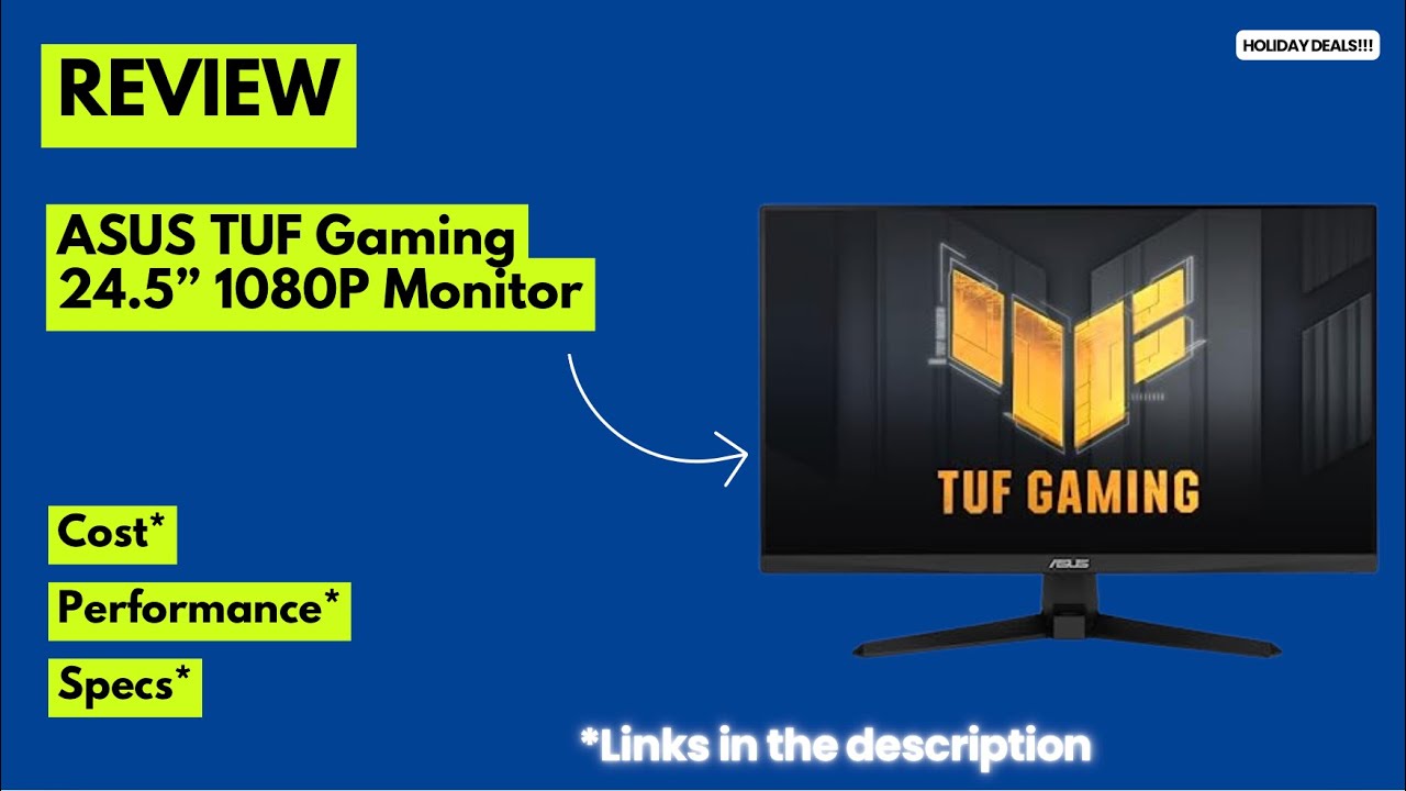 Обзор монитора ASUS TUF Gaming VG259Q5A | Быстрый IPS-монитор 200 Гц с временем отклика 0,3 мс дл...