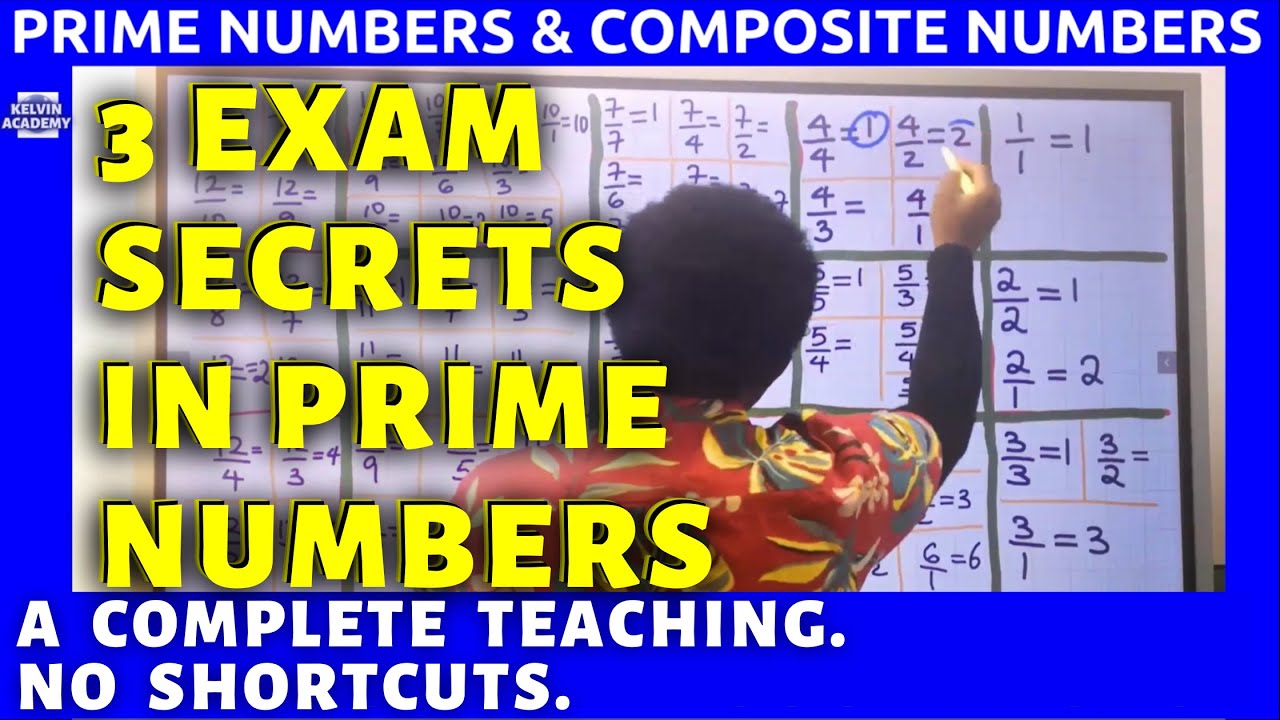 3 Simple Tricks to Identify Prime Numbers and Composite Numbers FAST ...