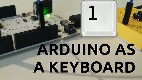 Emulating a keyboard on the Arduino - Tutorial