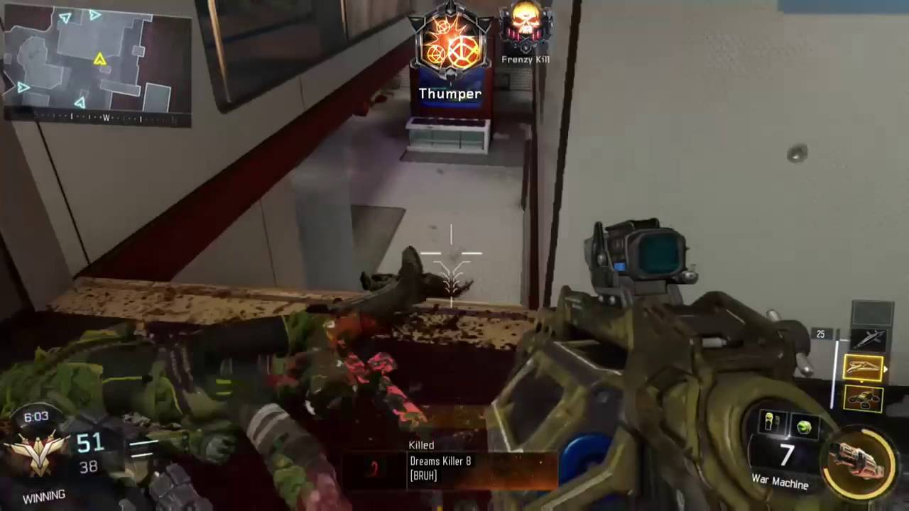 Black Ops 3: Double Quad Feed With War Machine