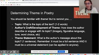 Distance Learning Week 4 Lesson 9: Sonnet