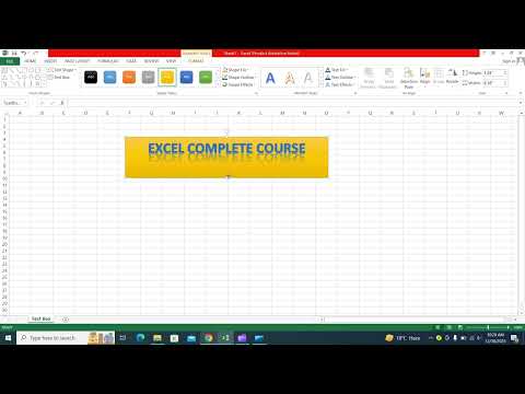 TEXT BOX IN EXCEL | How to create text box in Microsoft excel? | #excelfunctions | How use Text Box