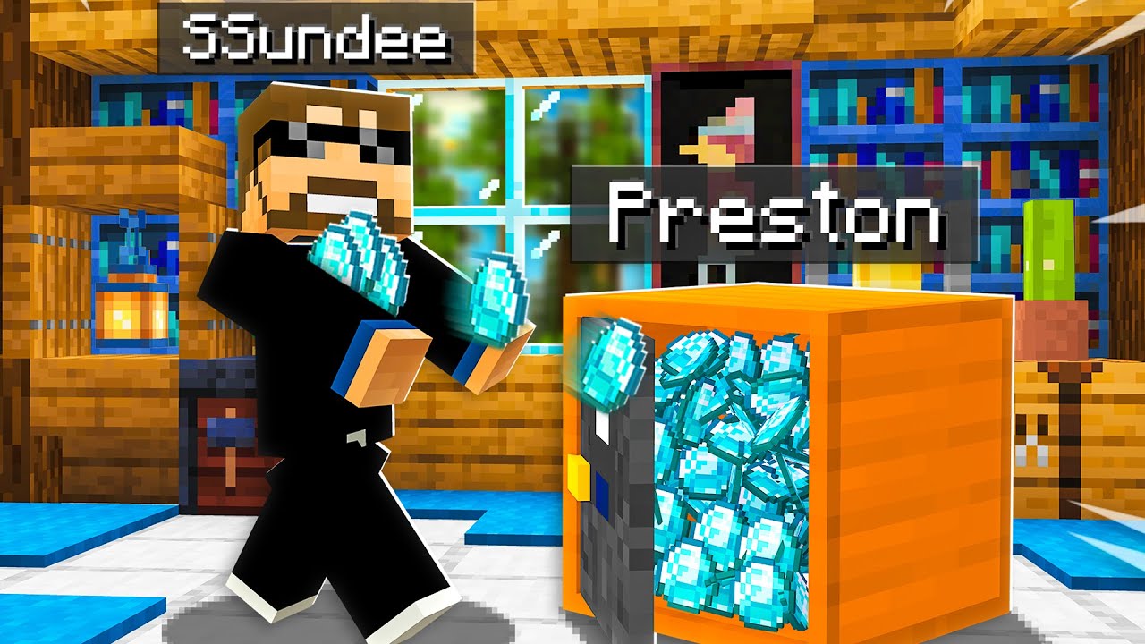 7 Ways to Steal SSUNDEE's Diamonds in Minecraft!