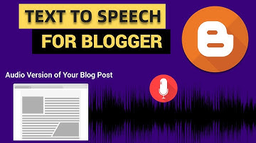 How To Convert Blog Post into Audio Podcast for free (Blogger)