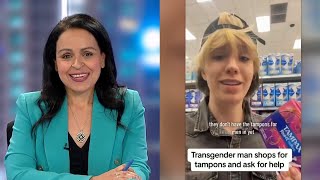 Lefties losing it: Trans activist demands bewildered employee to supply tampons for men