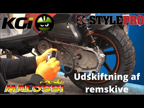 PGO Hot50 Udskiftning af remskive