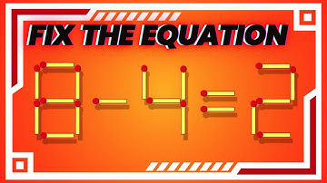 Fix the Equation by Moving ONE Stick!  Brain Teaser Challenge | IQ Test Challenge
