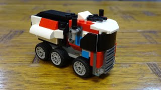 Building a Lego Creator Fuel Lorry 31146 Set