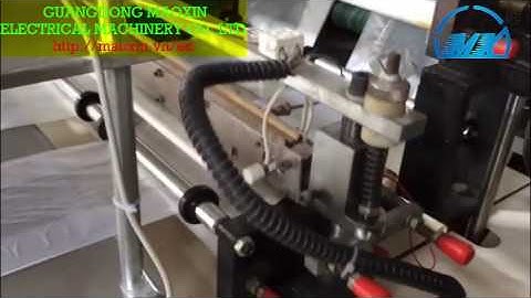 Double layer Four line Heat sealing Cold cutting Flat Bag Making Machine High Technology 2017