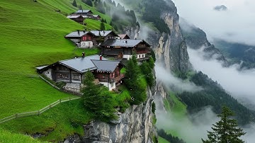HOMES BUILT ON THE EDGE OF HEAVEN – THE HIDDEN VILLAGES OF THE SWISS ALPS