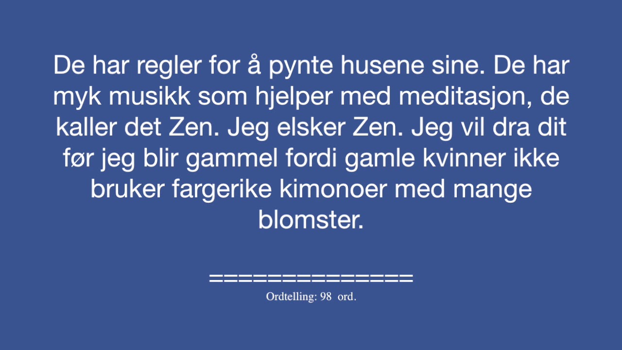 Svar for: A1, A2, B1 og B2 (Noe du elsker)