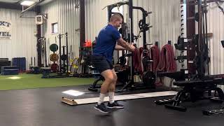 Alternating Stepping Rotational Cable Chop