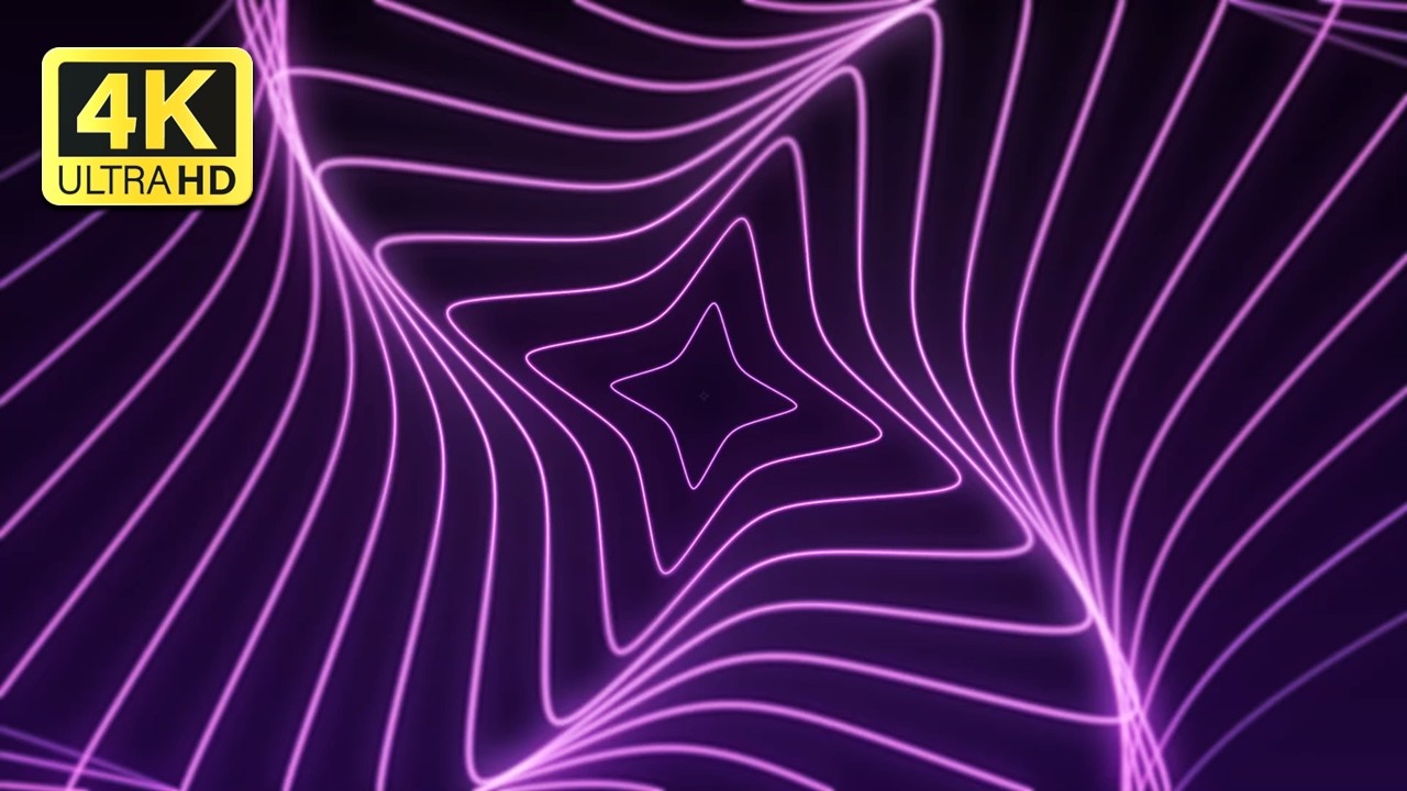 Purple Mesh Loop - Glowing Grid Background [Free Download] - YouTube