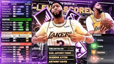 NBA2K20 3 LEVEL SCORING POWARD FOWARD BEST BUILD YOU CAN DO EVERYTHING OVER POWERED FOR PARK/PROAM