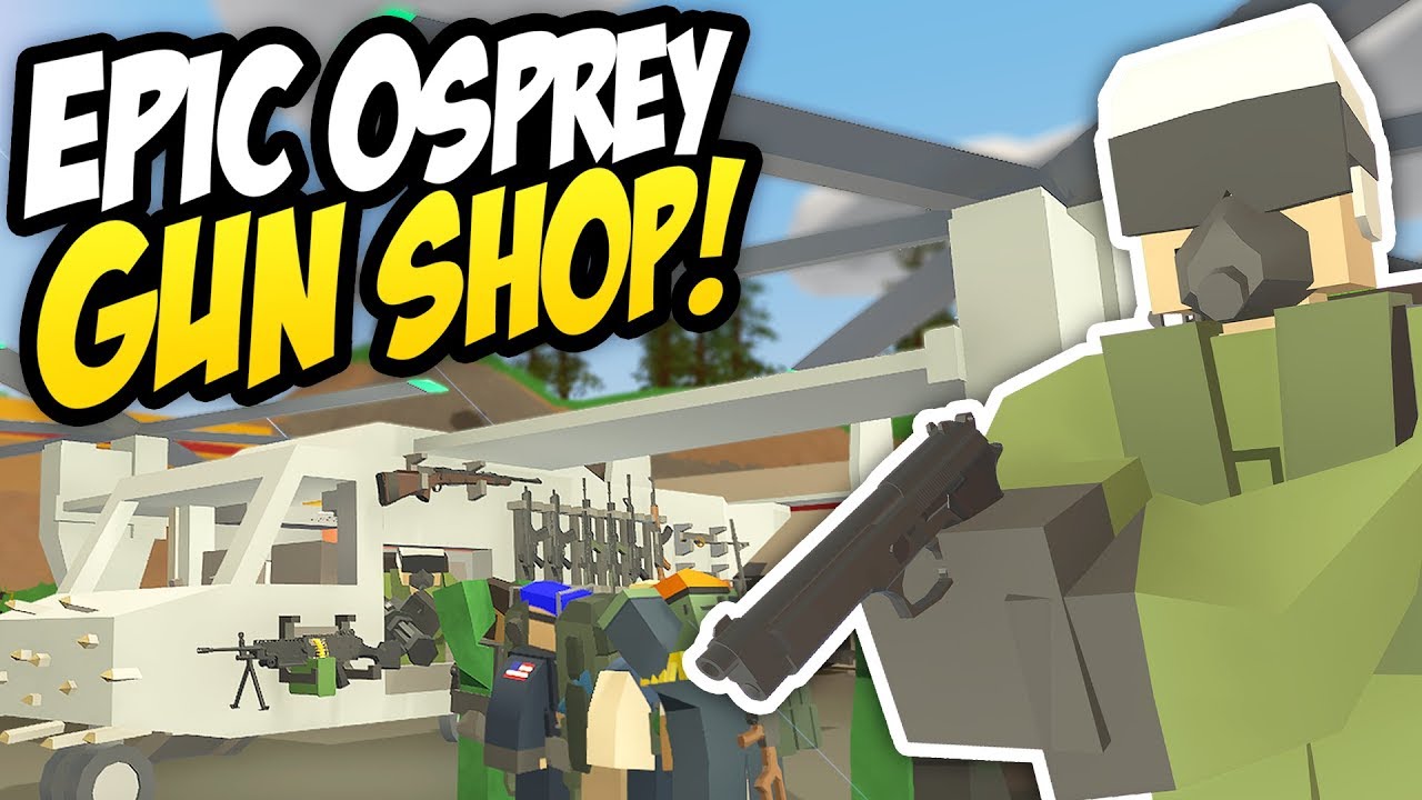 OSPREY GUN SHOP - Unturned Mobile Shop | Modded Guns For Sale!