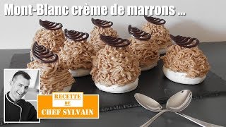 Mont Blanc crème de marrons - Simple et Savoureux !