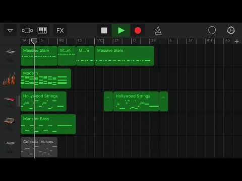 GarageBandで映画のサントラ制作してみた