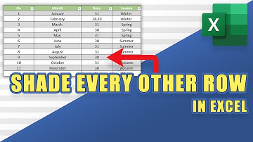 EXCEL - How to SHADE EVERY OTHER ROW (Quick Method!) | Highlighting Alternate Rows in Excel