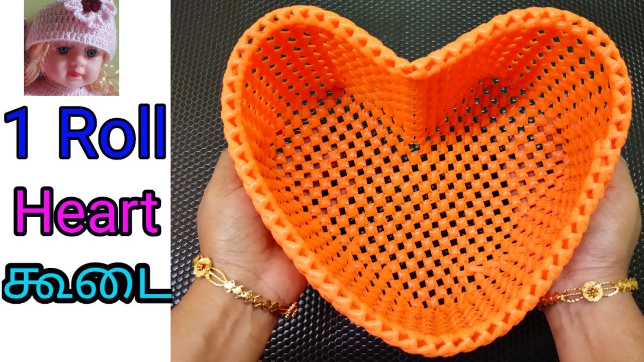 1 Roll Heart Koodai  [ New Method ] wire basket @Nagas cooking