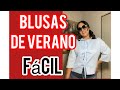 BLUSAS PARA EL VERANO (te muestro cómo hacerlas @melimodaymas #ideas #costura #moda #sewing #tips