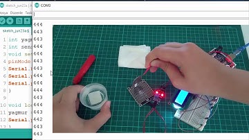 ARDUİNO ile YAĞMUR SENSORU KULLANIMI