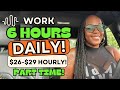  work 6 hours a day from the comfort of home 2629 hourly  part time work from home jobs 2024