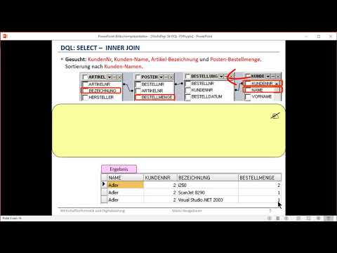 DQL: SQL-JOIN-Aufgaben
