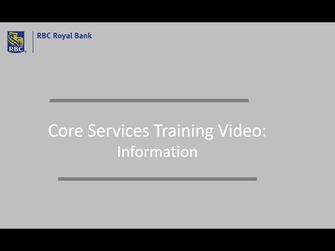 Core Services Information