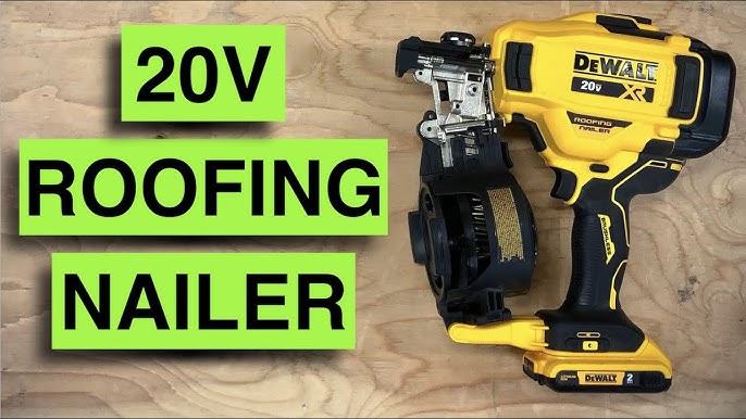 DeWalt DCN45RNB 20V Max Cordless 15 Degree Coil Roofing Nailer