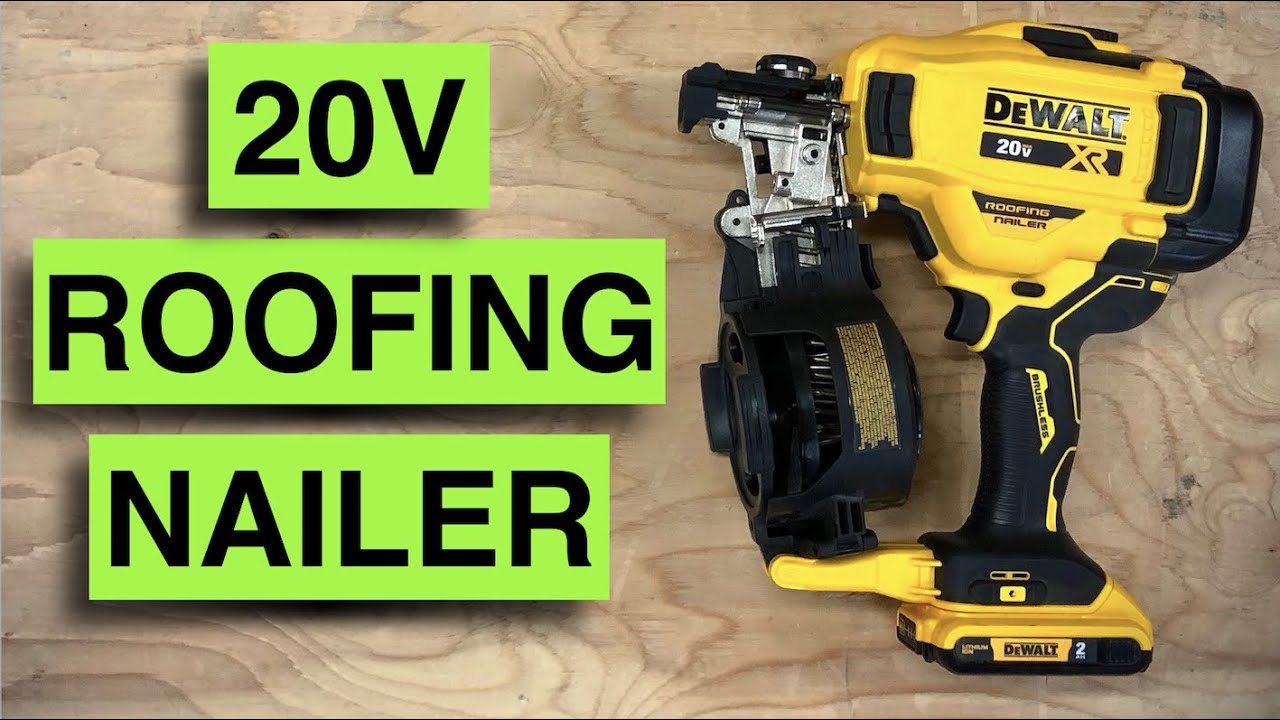 DeWalt DCN45RNB 20V Max 15 Cordless Coil Roofing Nailer