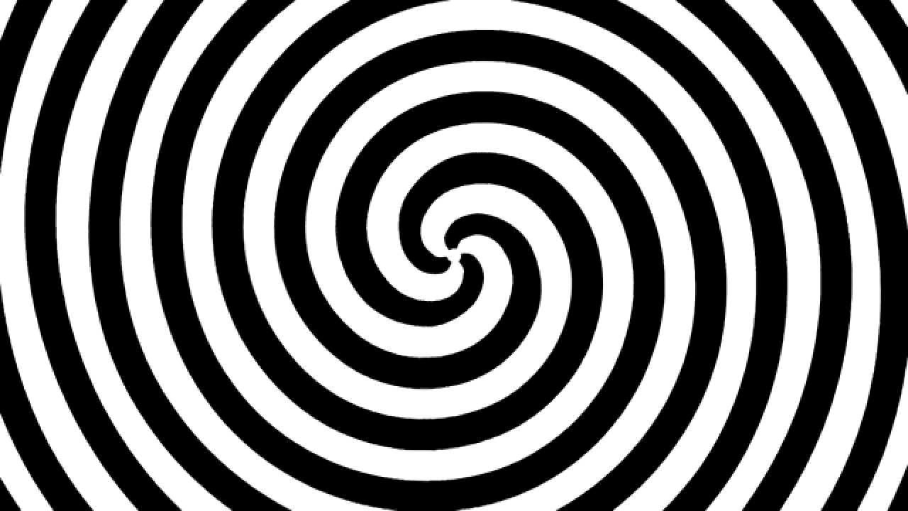 Animated Black  and White  Spiral Vortex  Background 1 YouTube