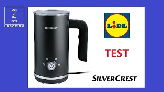 SilverCrest Milk Frother SMAS 500 A1 REVIEW TEST (Lidl 500W 150ml 300ml)