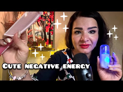 Asmr cute negative energy for relaxing #asmr 