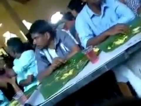 Kerala funny marriage dinner real video