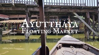 Ayutthaya Floating Market Ayutthaya Thailand