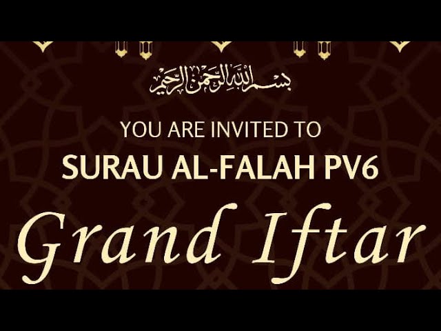 Grand Iftar 1445 AH at PV6 (Iftar 2024) class=