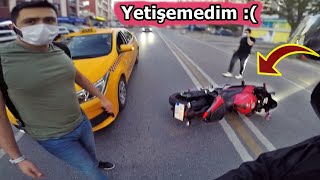 İftara Yeti̇şi̇rken Kaza Yaptim Yzf R25 - Motovlog 183