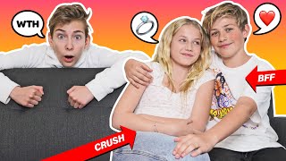 My Best Friend FLIRTS With My CRUSH For 24 Hours CHALLENGE **PRANK GONE WRONG**| Sawyer Sharbino